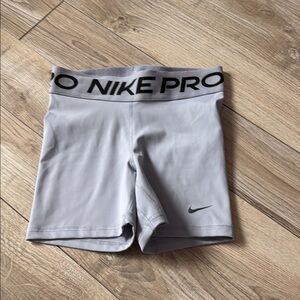 Nike Pro Gray Athletic Shorts